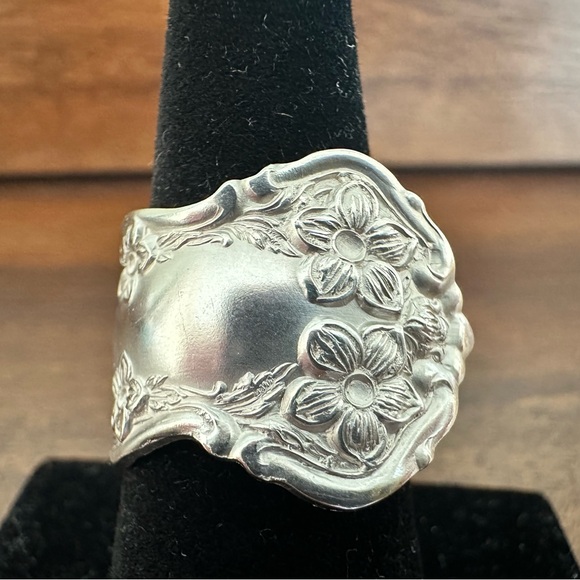 Hand Crafted Jewelry - Silver Plated Spoon Ring